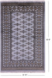 Bokhara Hand Knotted Wool Rug - 3' 11" X 6' 0" - Golden Nile