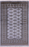 Bokhara Hand Knotted Wool Rug - 3' 11" X 6' 0" - Golden Nile