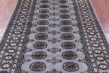 Bokhara Hand Knotted Wool Rug - 4' 0" X 6' 2" - Golden Nile