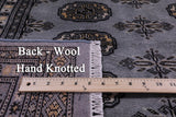 Bokhara Hand Knotted Wool Rug - 4' 0" X 6' 2" - Golden Nile