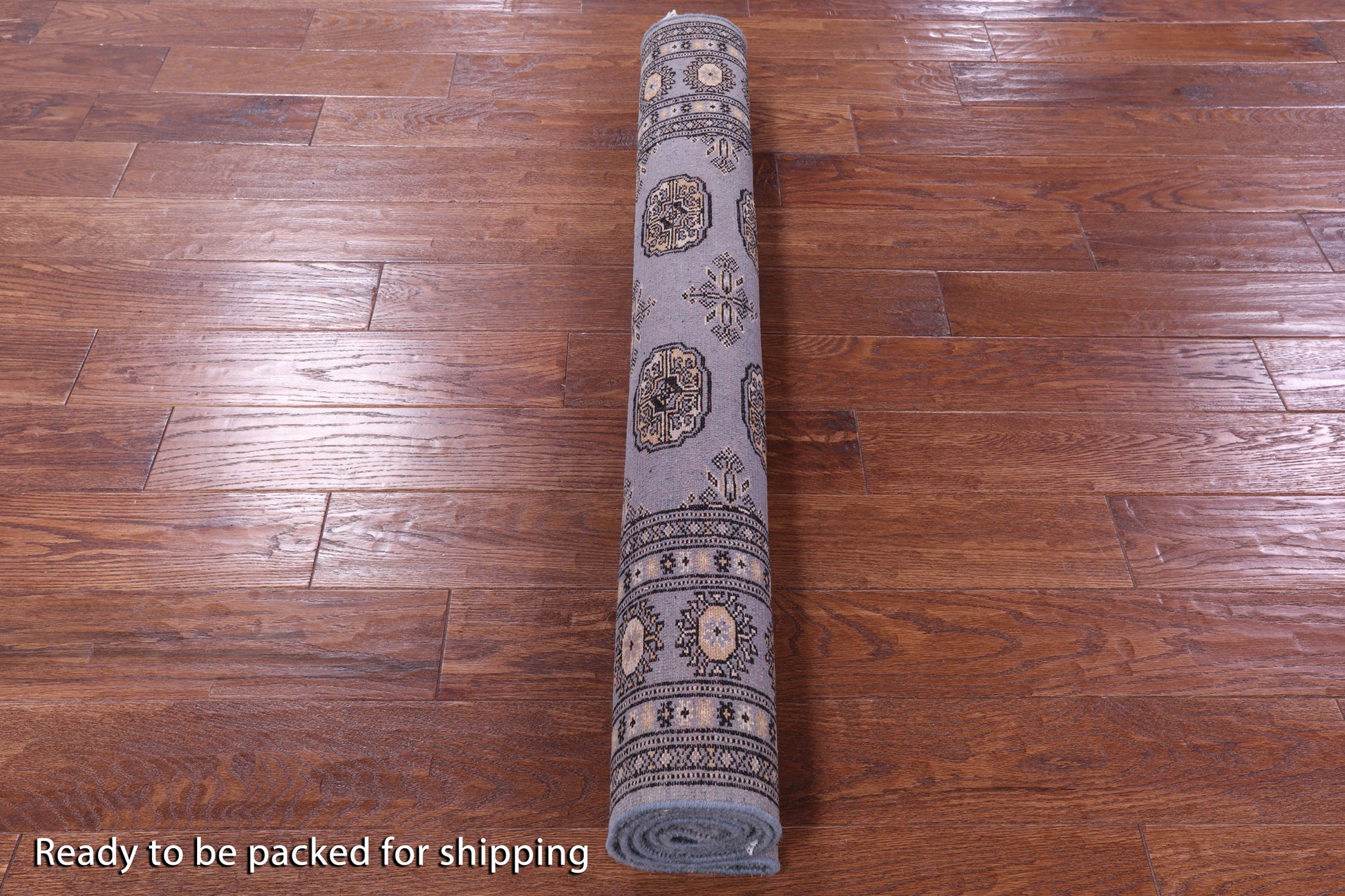 Bokhara Hand Knotted Wool Rug - 4' 0" X 6' 2" - Golden Nile