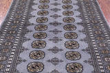 Bokhara Hand Knotted Wool Rug - 4' 0" X 5' 7" - Golden Nile