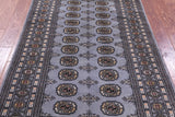 Bokhara Hand Knotted Wool Rug - 4' 1" X 6' 2" - Golden Nile