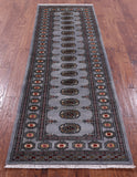 Bokhara Hand Knotted Wool Runner Rug - 2' 7" X 7' 8" - Golden Nile