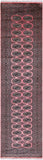 Pink Bokhara Hand Knotted Wool Runner Rug - 2' 5" X 9' 5" - Golden Nile