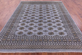Bokhara Hand Knotted Wool Rug - 8' 0" X 9' 10" - Golden Nile