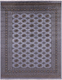 Bokhara Hand Knotted Wool Rug - 8' 0" X 9' 10" - Golden Nile