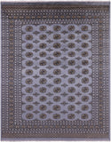 Bokhara Hand Knotted Wool Rug - 8' 0" X 9' 10" - Golden Nile