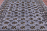 Bokhara Hand Knotted Wool Rug - 8' 0" X 9' 10" - Golden Nile