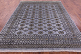 Bokhara Hand Knotted Wool Rug - 8' 0" X 9' 8" - Golden Nile