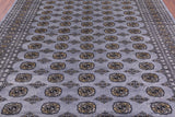 Bokhara Hand Knotted Wool Rug - 8' 0" X 9' 8" - Golden Nile