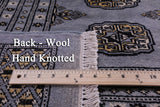 Bokhara Hand Knotted Wool Rug - 8' 0" X 9' 8" - Golden Nile