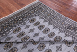 Bokhara Hand Knotted Wool Rug - 8' 1" X 9' 10" - Golden Nile