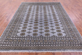 Bokhara Hand Knotted Wool Rug - 8' 1" X 9' 5" - Golden Nile