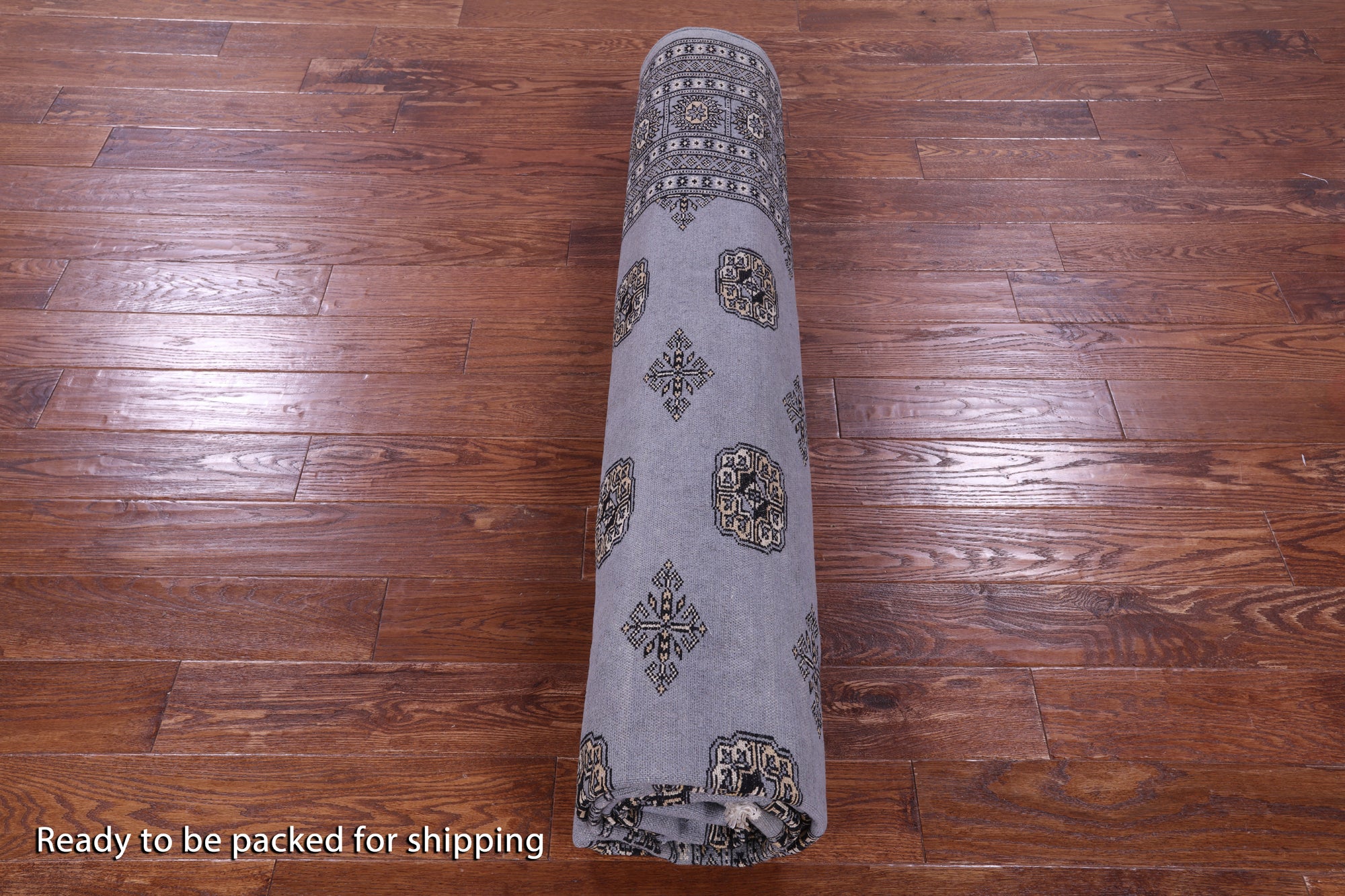 Bokhara Handmade Wool Rug - 9' 1" X 11' 9" - Golden Nile