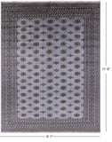 Bokhara Handmade Wool Rug - 9' 1" X 11' 9" - Golden Nile