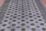 Bokhara Handmade Wool Rug - 9' 1" X 11' 9" - Golden Nile