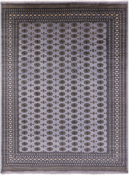 Bokhara Hand Knotted Wool Rug - 10' 2" X 13' 7" - Golden Nile