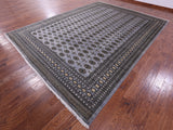 Bokhara Hand Knotted Wool Rug - 10' 2" X 13' 7" - Golden Nile