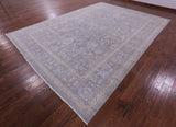 Grey Turkish Oushak Hand Knotted Wool Rug - 9' 10" X 13' 7" - Golden Nile
