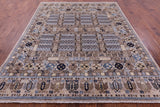 Turkmen Ersari Handmade Wool Rug - 7' 10" X 9' 11" - Golden Nile