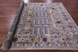 Turkmen Ersari Handmade Wool Rug - 7' 10" X 9' 11" - Golden Nile