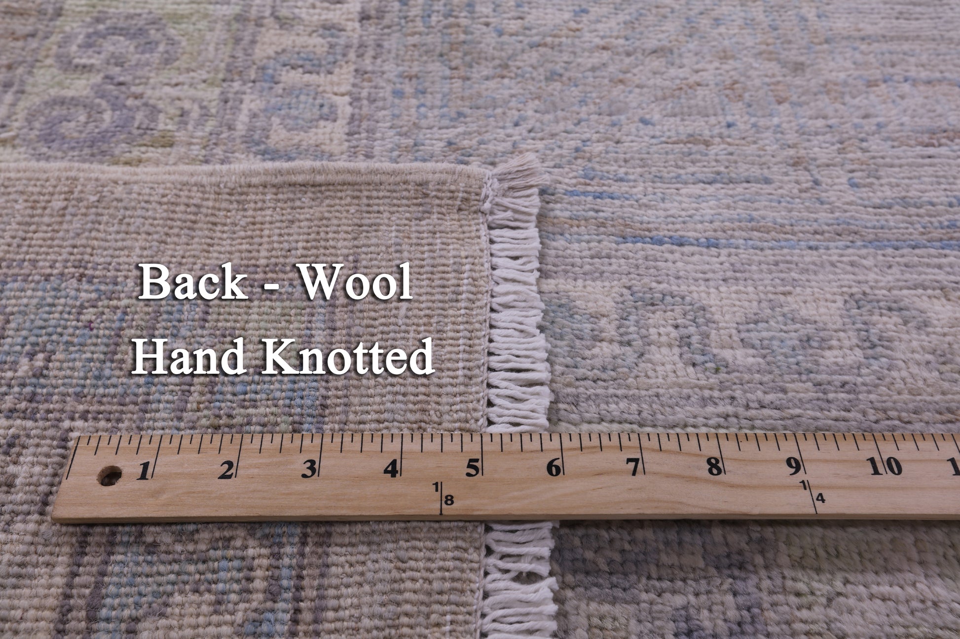 Grey Turkish Oushak Hand Knotted Wool Rug - 9' 9" X 14' 3" - Golden Nile