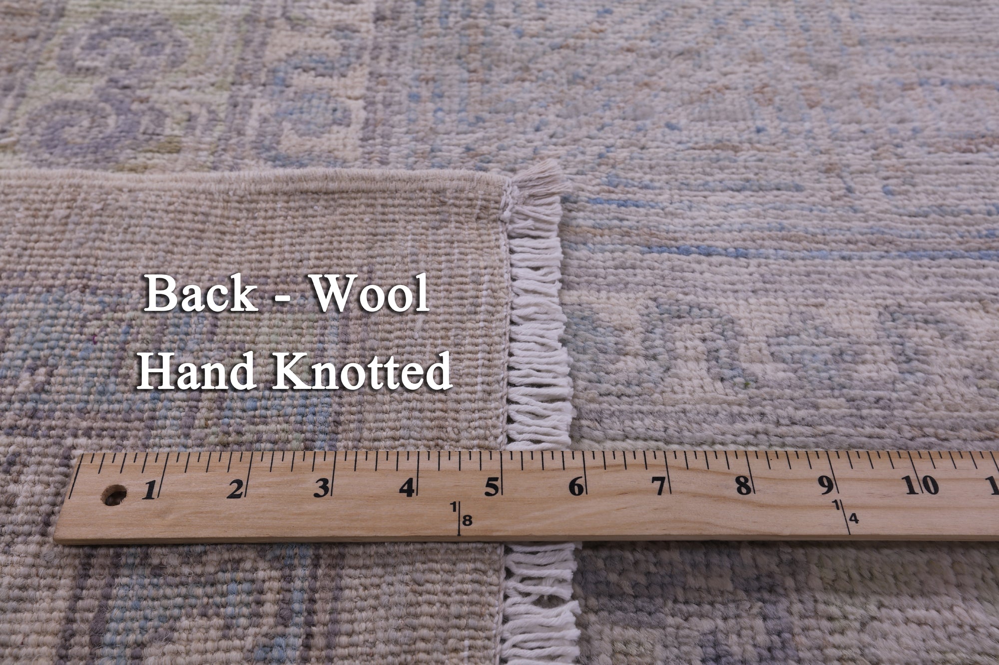 Grey Turkish Oushak Hand Knotted Wool Rug - 9' 9" X 14' 3" - Golden Nile