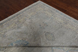 Grey Turkish Oushak Hand Knotted Wool Rug - 9' 9" X 14' 3"