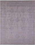 Ivory Turkish Oushak Hand Knotted Wool Rug - 9' 1" X 11' 9" - Golden Nile