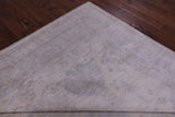 Ivory Turkish Oushak Hand Knotted Wool Rug - 9' 1" X 11' 9" - Golden Nile