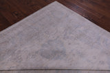 Ivory Turkish Oushak Hand Knotted Wool Rug - 9' 1" X 11' 9" - Golden Nile
