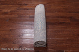 Silver Turkish Oushak Handmade Wool Rug - 8' 0" X 9' 10"