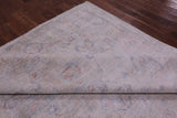 Ivory Turkish Oushak Handmade Wool Rug - 8' 11" X 11' 11" - Golden Nile