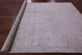 Ivory Turkish Oushak Handmade Wool Rug - 8' 11" X 11' 11" - Golden Nile