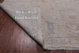 Ivory Turkish Oushak Handmade Wool Rug - 8' 11" X 11' 11"