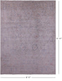 Ivory Turkish Oushak Handmade Wool Rug - 8' 11" X 11' 11" - Golden Nile