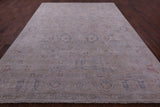 Ivory Turkish Oushak Handmade Wool Rug - 8' 11" X 11' 11" - Golden Nile