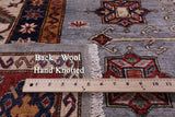 Super Kazak Hand Knotted Wool Rug - 9' 1" X 12' 4" - Golden Nile