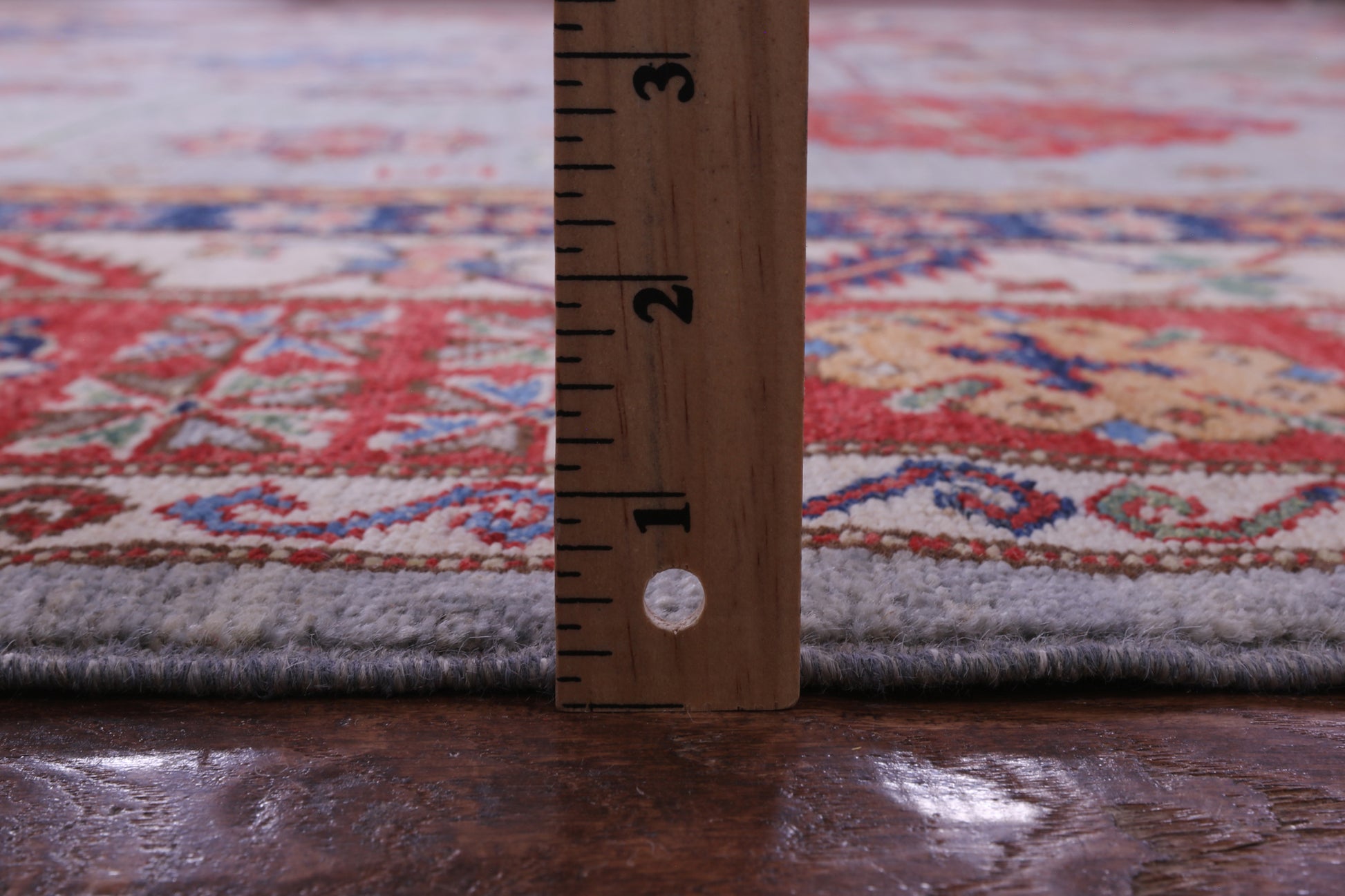 Super Kazak Hand Knotted Wool Rug - 9' 1" X 12' 4" - Golden Nile