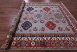 Super Kazak Hand Knotted Wool Rug - 9' 1" X 12' 4" - Golden Nile