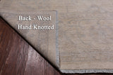 Ivory Turkish Oushak Hand Knotted Wool Rug - 9' 10" X 13' 9"