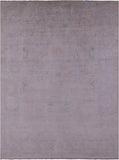 Ivory Turkish Oushak Hand Knotted Wool Rug - 8' 11" X 12' 0" - Golden Nile