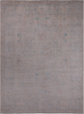 Ivory Turkish Oushak Hand Knotted Wool Rug - 8' 11" X 12' 0"