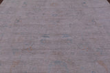 Ivory Turkish Oushak Hand Knotted Wool Rug - 8' 11" X 12' 0" - Golden Nile