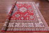 Red Super Kazak Hand Knotted Wool Rug - 10' 4" X 13' 3" - Golden Nile