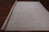 Grey Turkish Oushak Hand Knotted Wool Rug - 11' 4" X 14' 8"