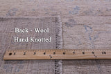 Grey Turkish Oushak Hand Knotted Wool Rug - 11' 4" X 14' 8" - Golden Nile
