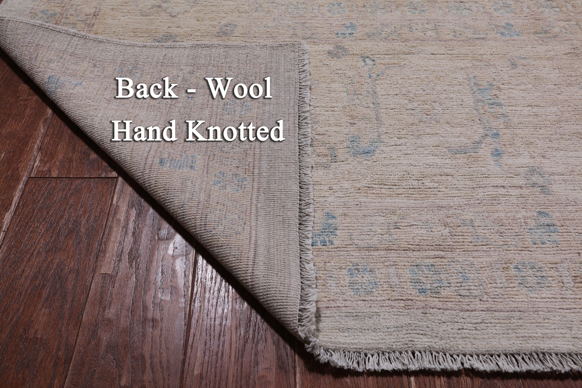 Grey Turkish Oushak Hand Knotted Wool Rug - 11' 4" X 14' 8"