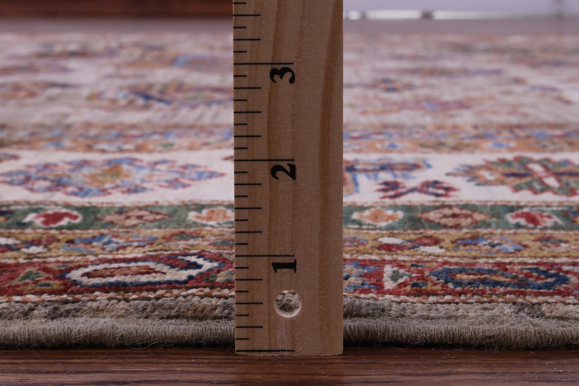 Super Kazak Handmade Wool Rug - 8' 1" X 10' 6" - Golden Nile